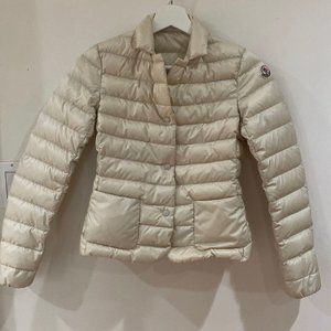 Moncler Lisette Giacca down jacket puffer egg white XXS XS 152cm